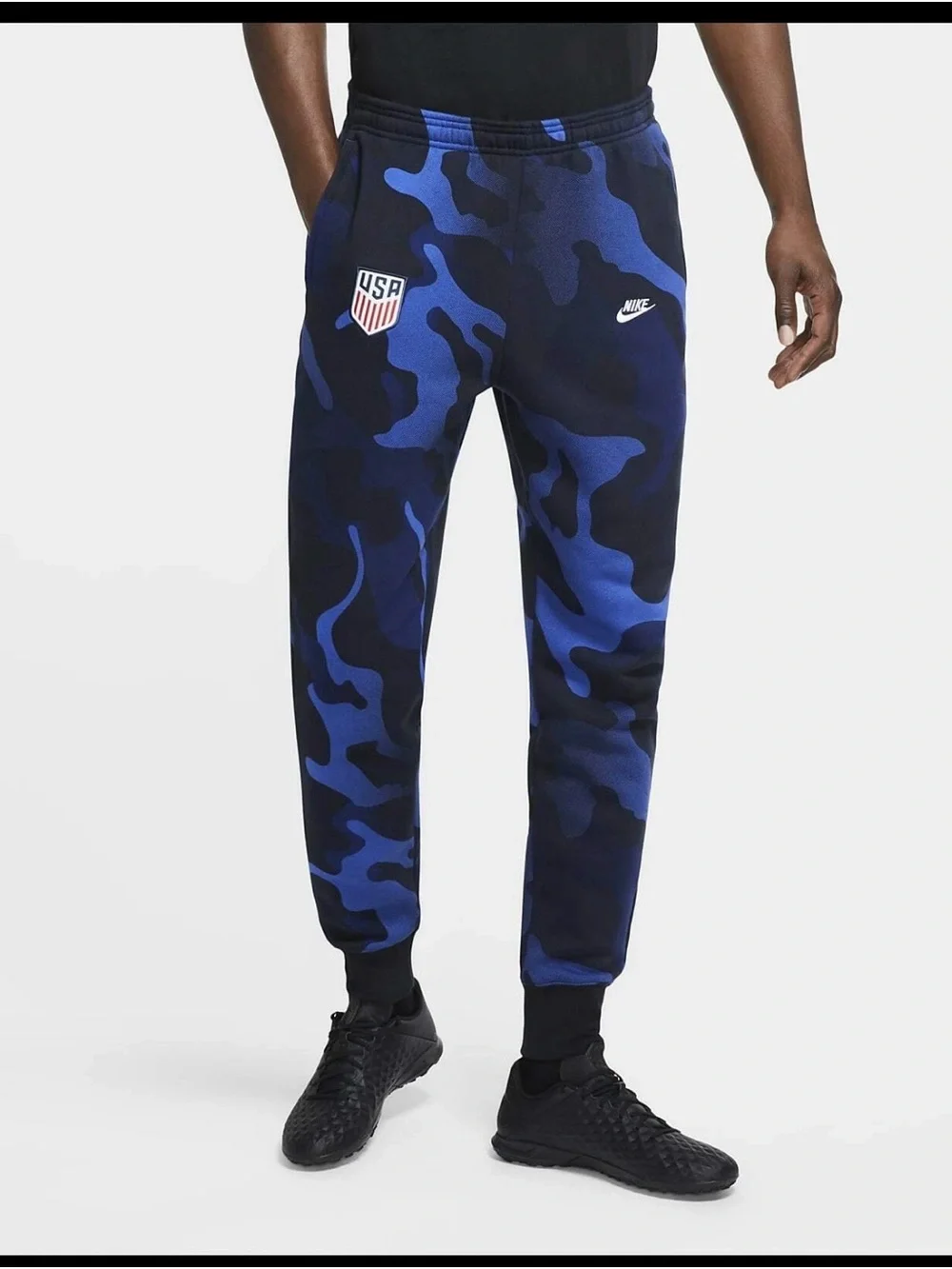 Nike Blue Camo USA Crest Jogger Pants